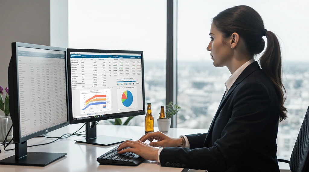 Análise Financeira de margem de lucro em bebidas