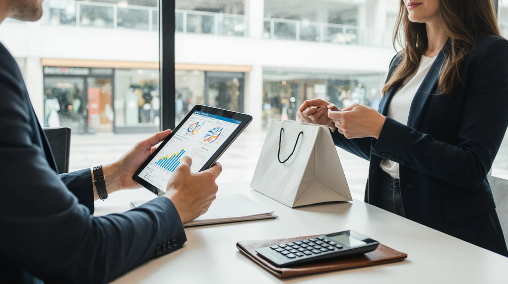 Contabilidade profissional para negócios em shoppings